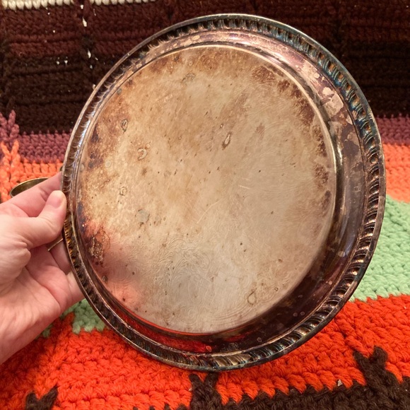 Vintage Silverplated Cordial Set - 1 Tray, Four Mini Goblets - Picture 5 of 16